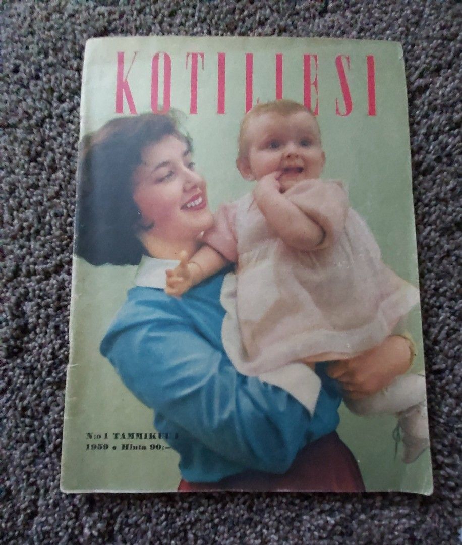 Wanha kotiliesi lehti tammikuu 1959