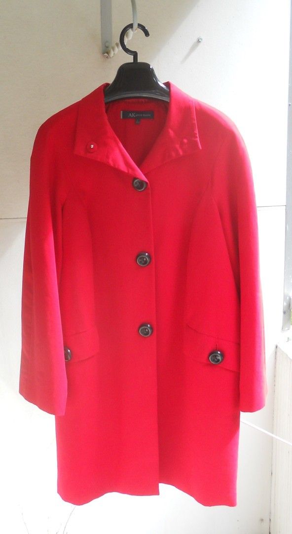 Anne Klein takki , kirkkaanpunainen