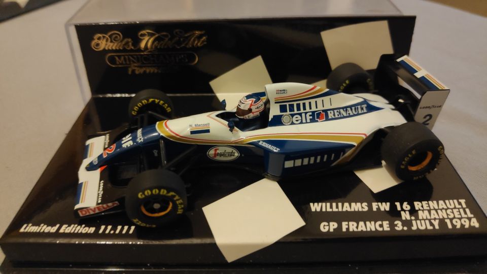 F1 Nigel Mansell Williams FW16 Renault