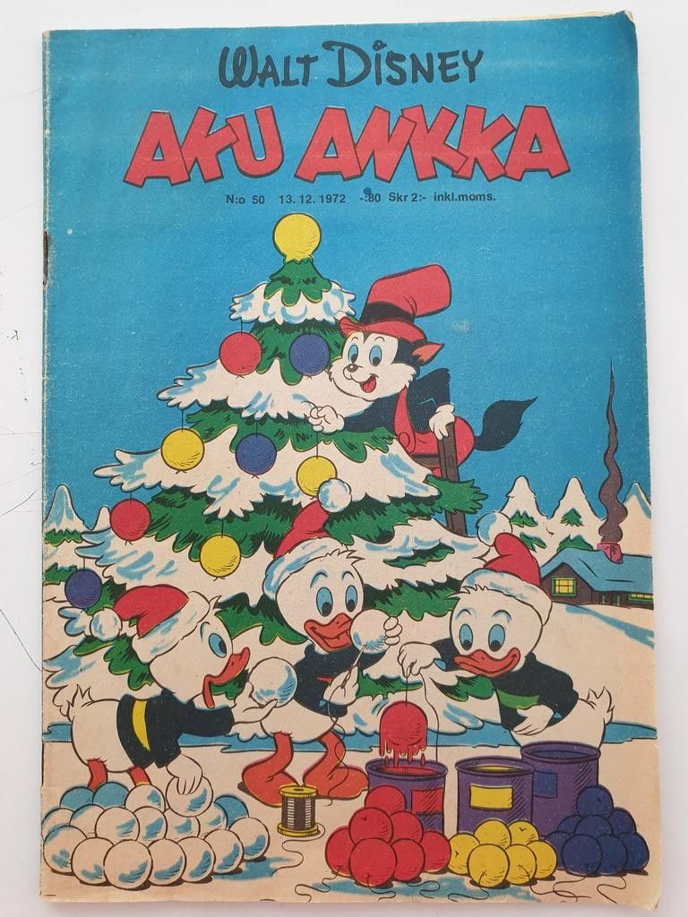 Aku Ankka sarjakuvalehti n:o 50 , 1972