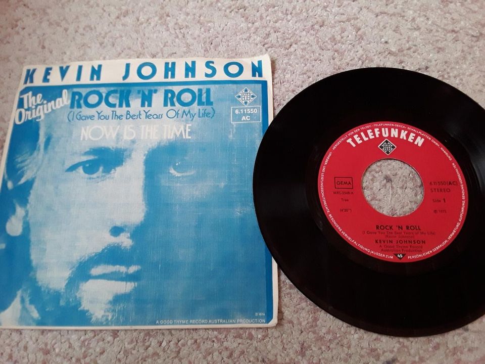 Kevin Johnson 7" Rock 'n' Roll (I gave you the