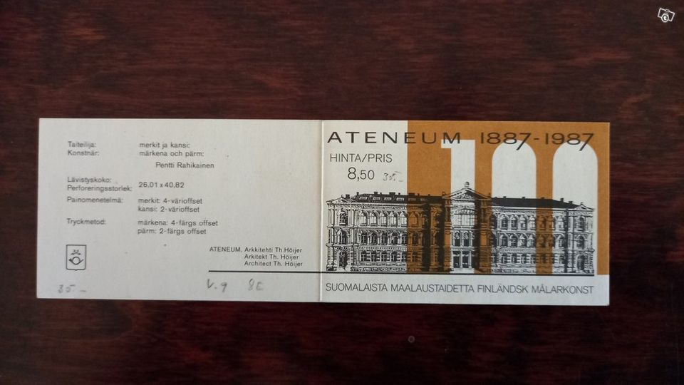 Ateneum-vihko 1987