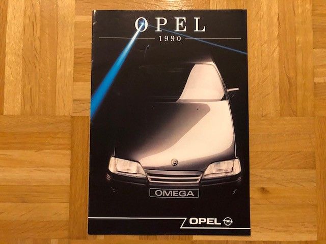 Esite Opel mallisto 1990 Kadett, Omega, Vectra ym