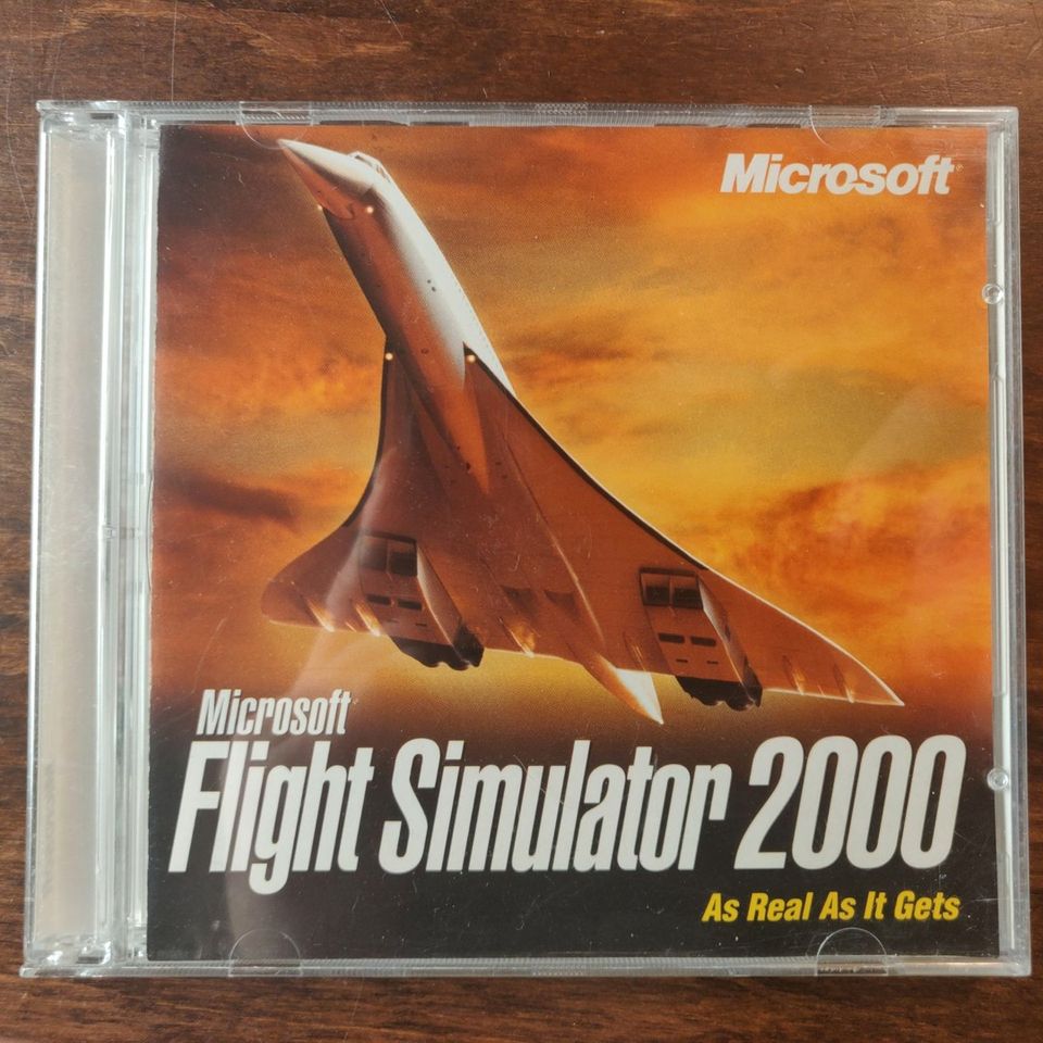 Microsoft Flight Simulator 2000 Pc cd-rom