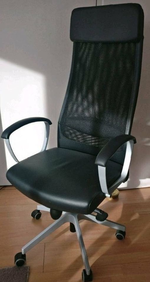 Markus Chair Leather Black työtuoli