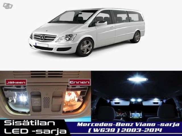 Mercedes-Benz Viano (W639) Sisätilan LED-sarja;x21