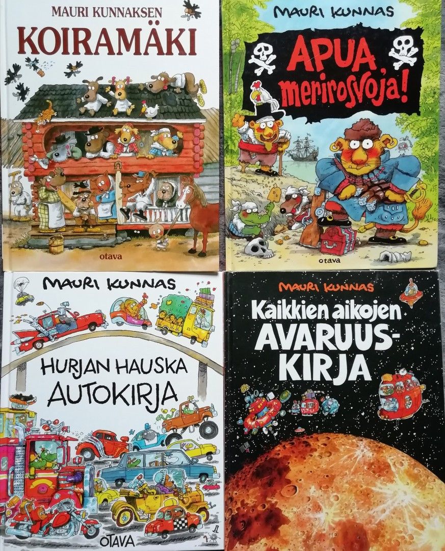 Mauri Kunnaksen lastenkirjoja