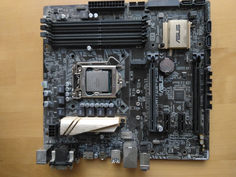 Asus H170M-plus ja Intel Core i7-6700