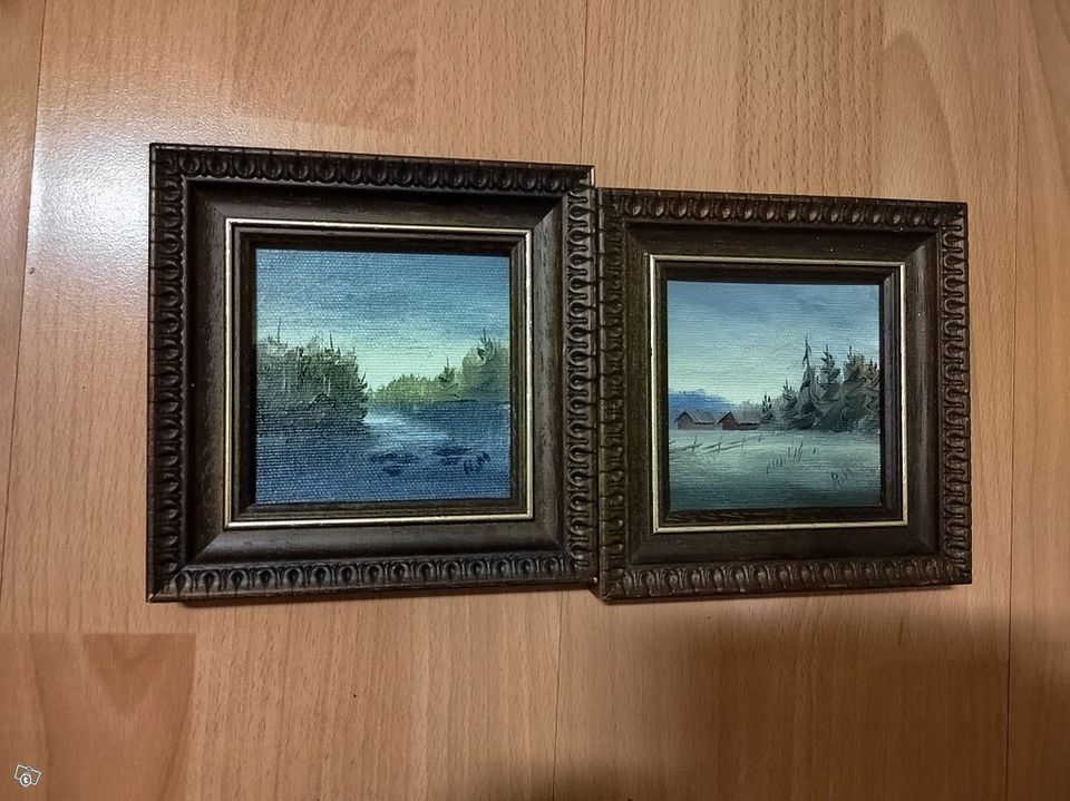 Reijo Masalinin kaksi pientä maalausta