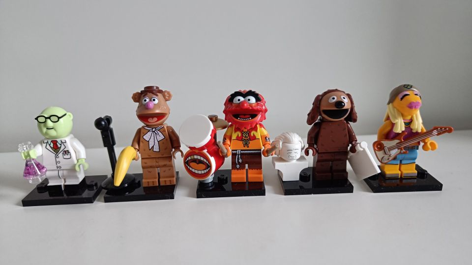 Lego Muppets hahmot, minifiguurit