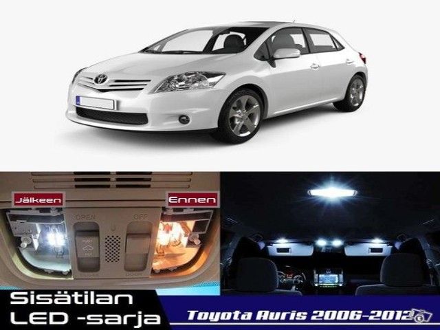 Toyota Auris (E150) Sisätilan LED -sarja ;x8