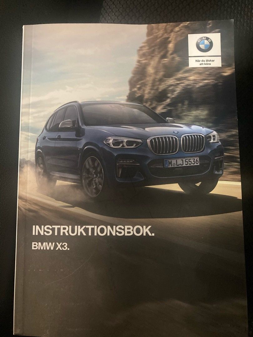 BMW X3 G01 instruktionsbok