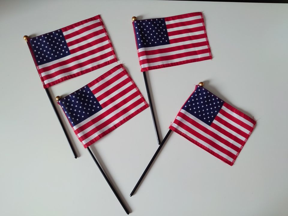 USA lippu 4 kpl