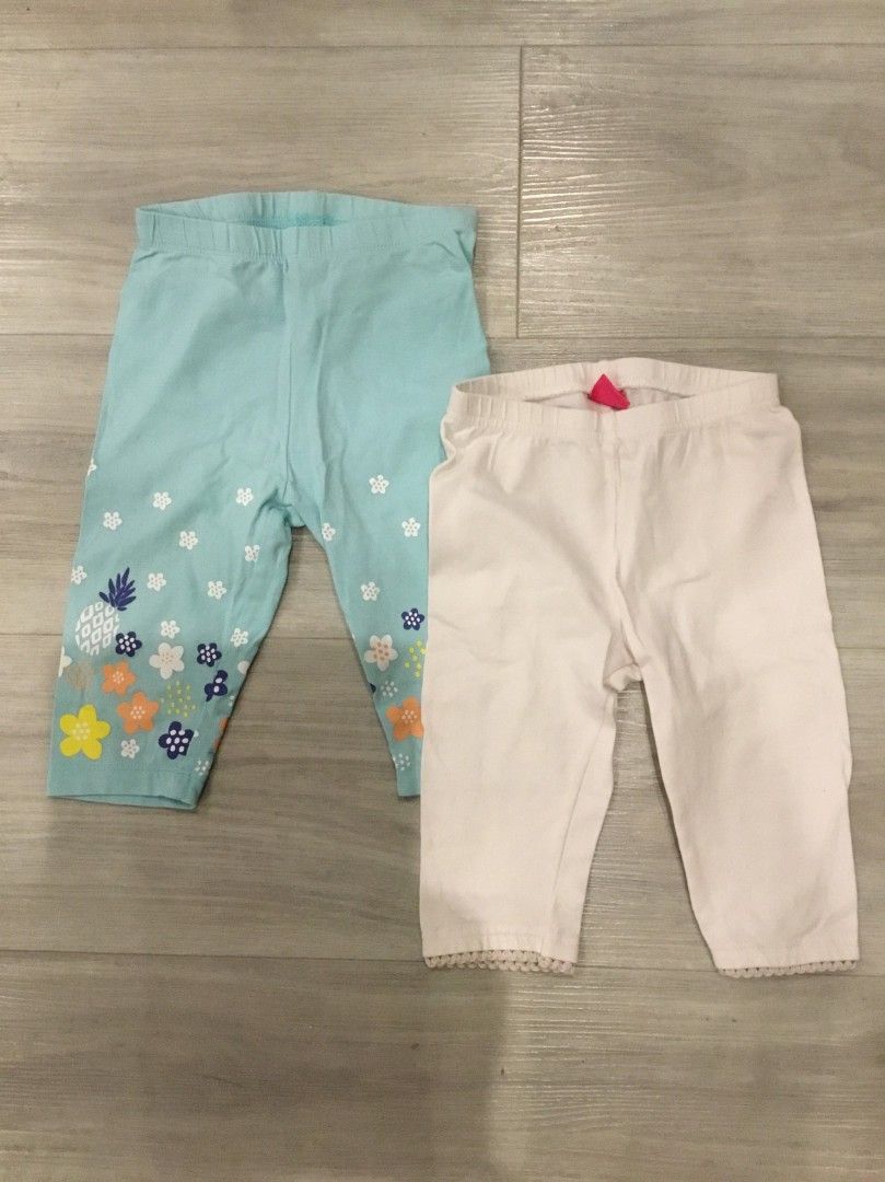 Kahdet caprimittaiset shortsit