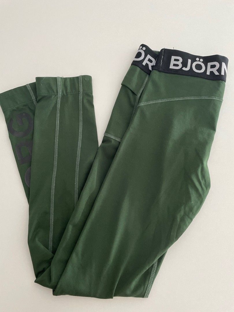 Björn Borg vihreät treenitrikoot S-koko
