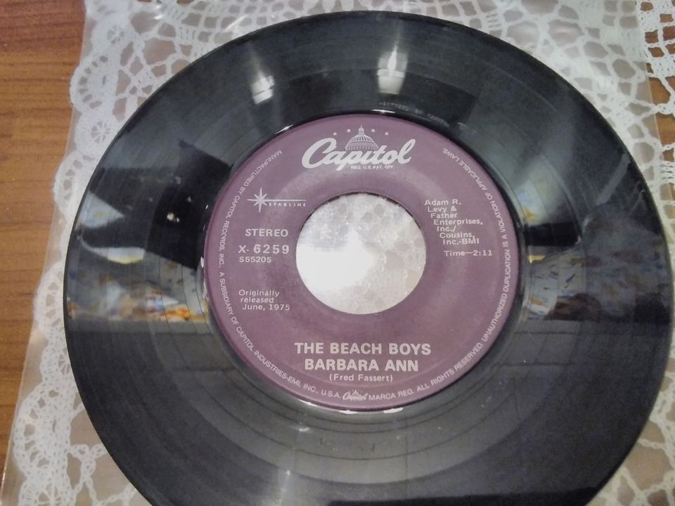 The Beach Boys 7" Barbara Ann / Little Honda