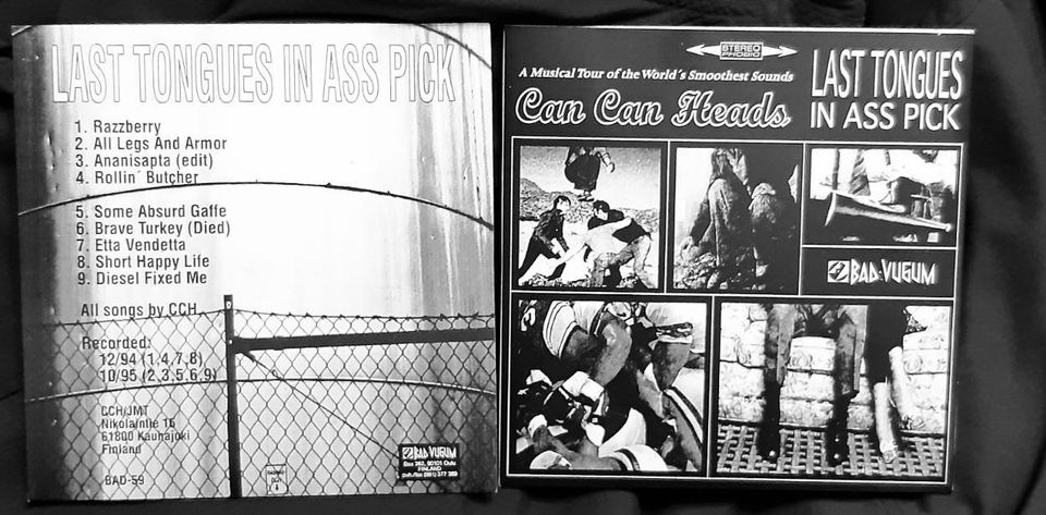 Can Can Heads - Last Tongues In Ass Pick 7" EP