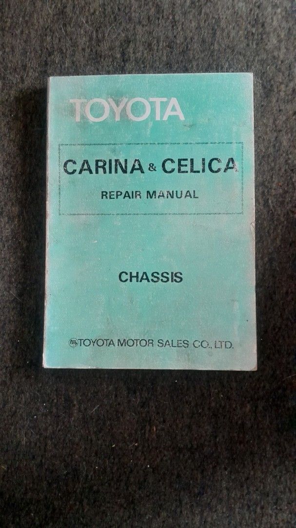 Toyota Carina ja Celica korjauskäsikirja