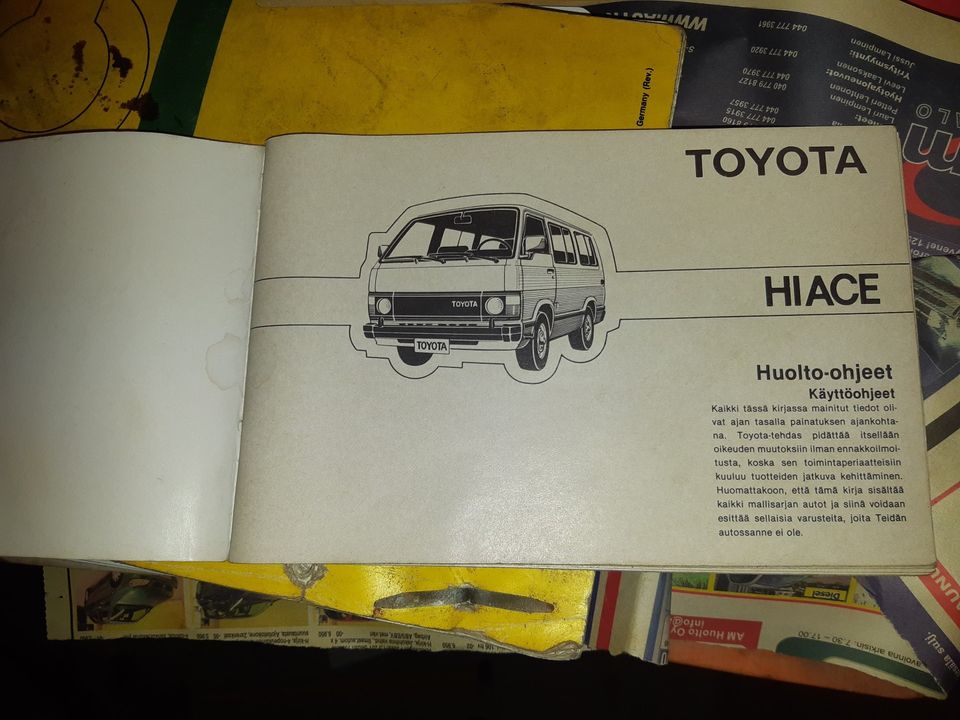 Toyota hiace 1984-89