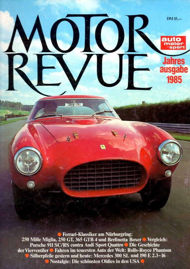 Motor Revue 1985 -lehti