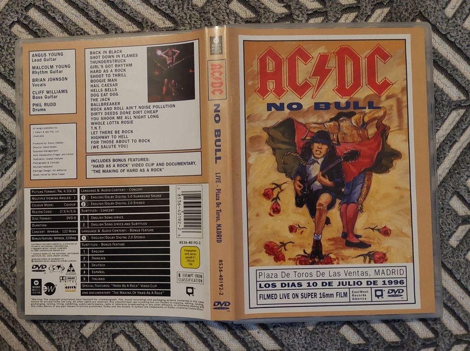 AC/DC - No Bull Live Plaza De Toros, Madrid DVD