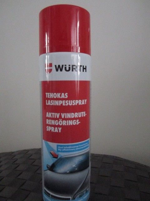 Uusi ja Laadukas LASINPESUPRAY Wurth /500 ml