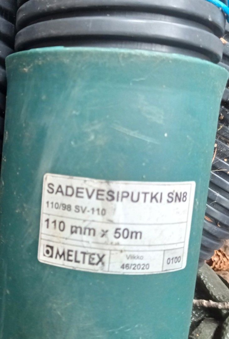 Sadevesi putki kieppi 110 mm 50 m