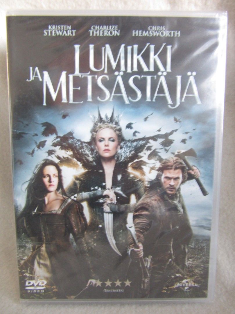 Lumikki ja metsästäjä dvd uusi