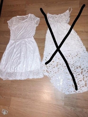 Valkoinen mekko S