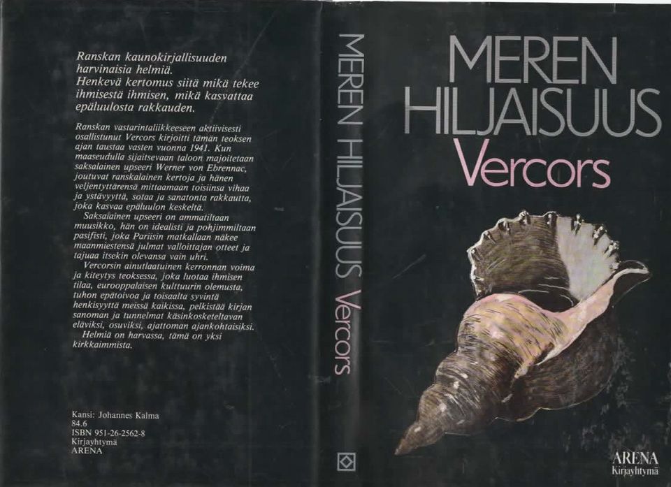 Vercors: Meren hiljaisuus, Kirjayhtymä, 1985
