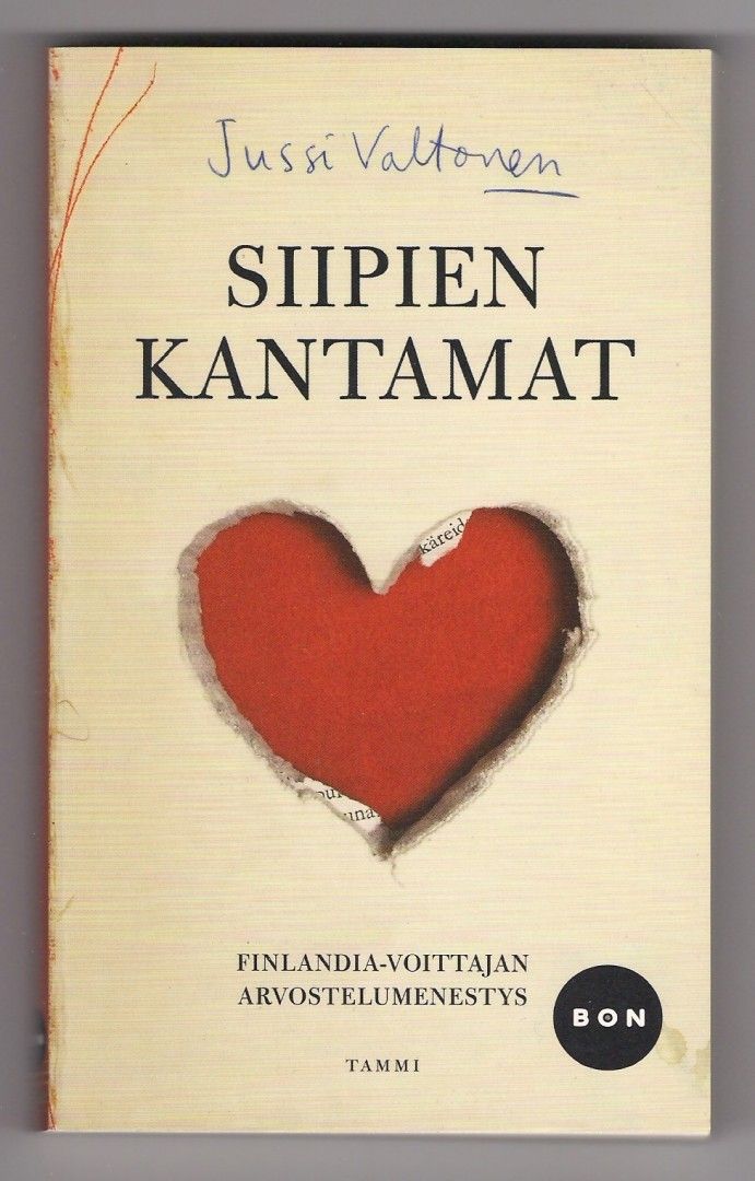 Jussi Valtonen: Siipien kantamat