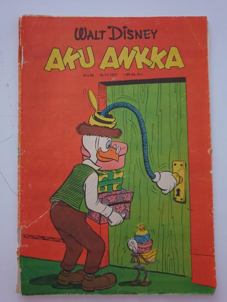 Aku Ankka sarjakuvalehti n:o 46 , 1977