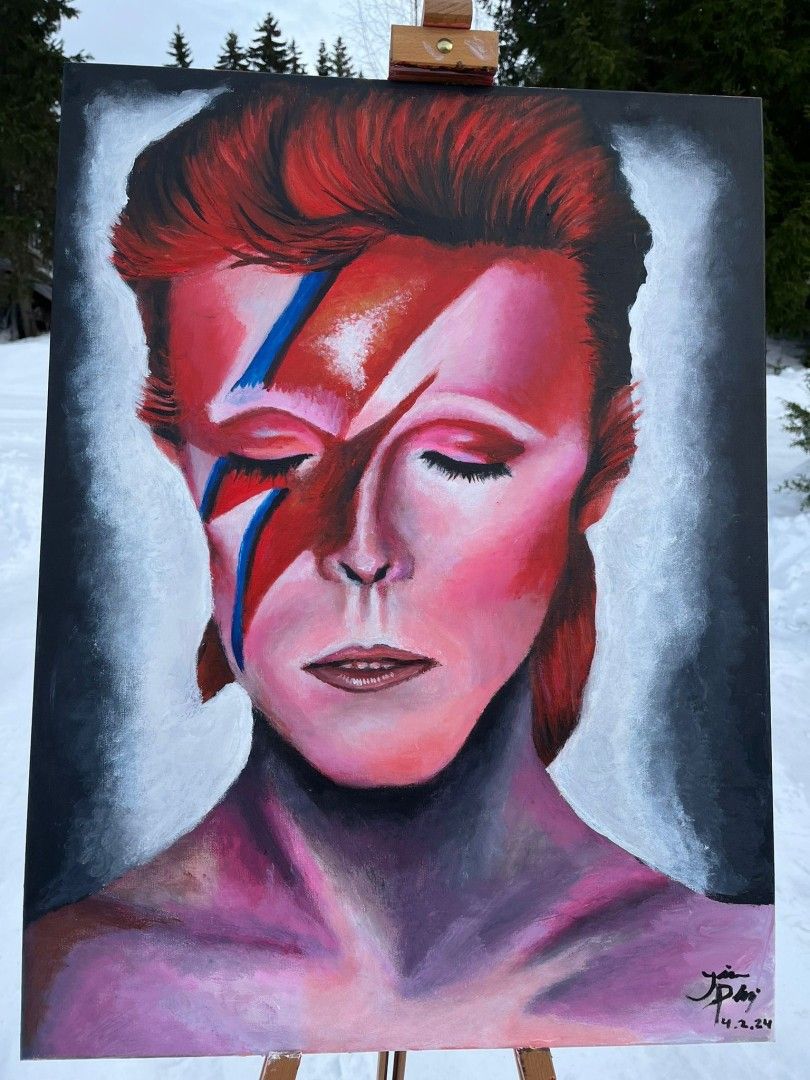 BOWIE David maalaus Canvastaulu 60*80cm