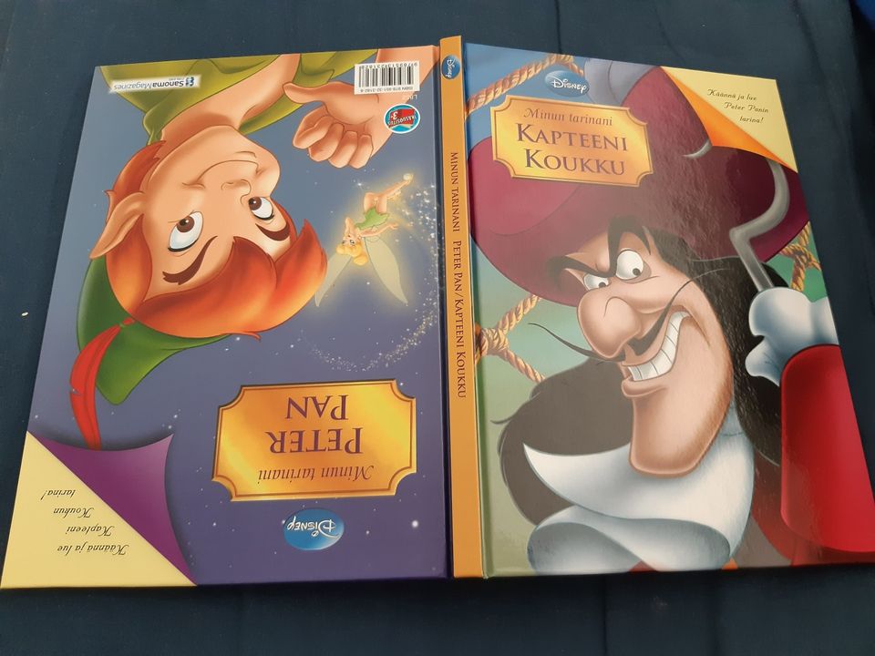 Peter Pan/Kapteeni Koukku kirja (uusi)