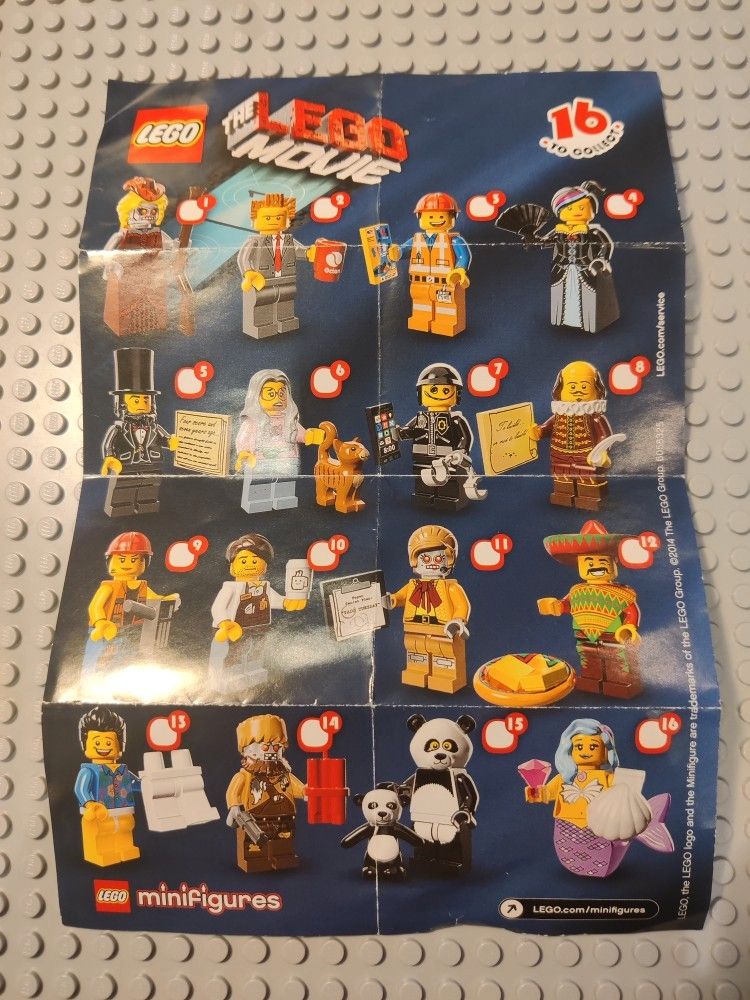 Lego Movies 71004 Minifigures Series 1