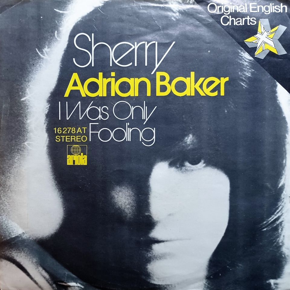 Adrian Baker - Sherry 7"single-levy