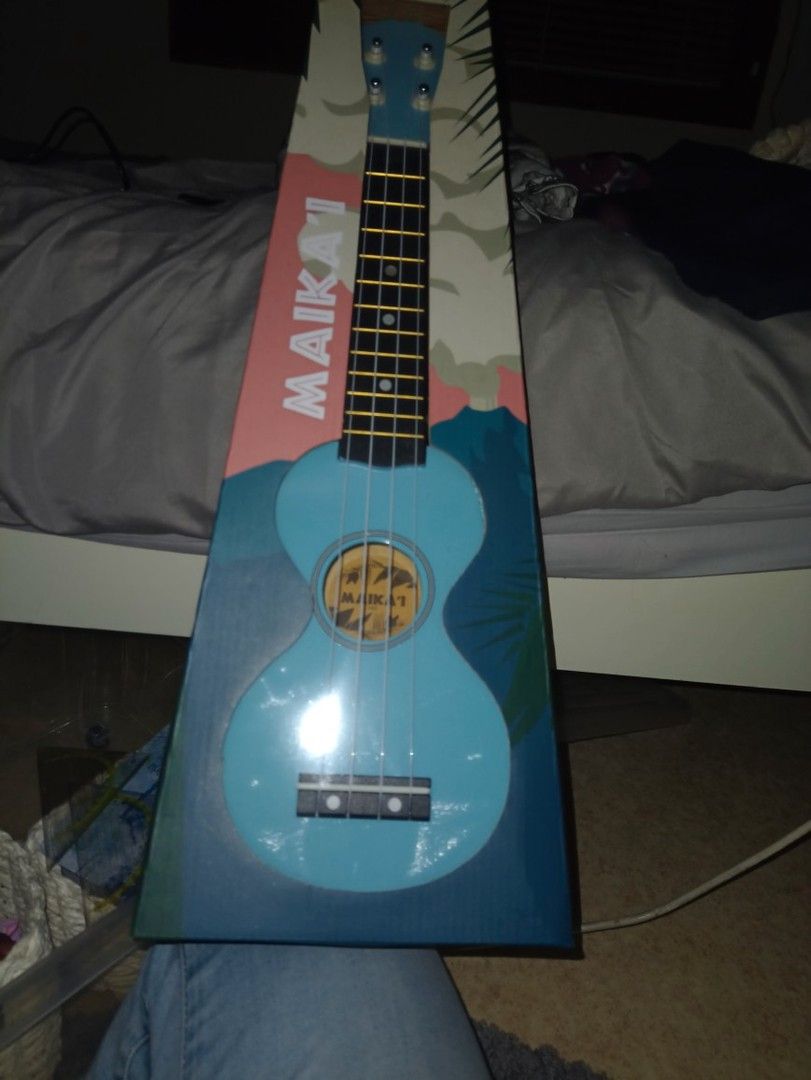 Maika'i ukulele sininen