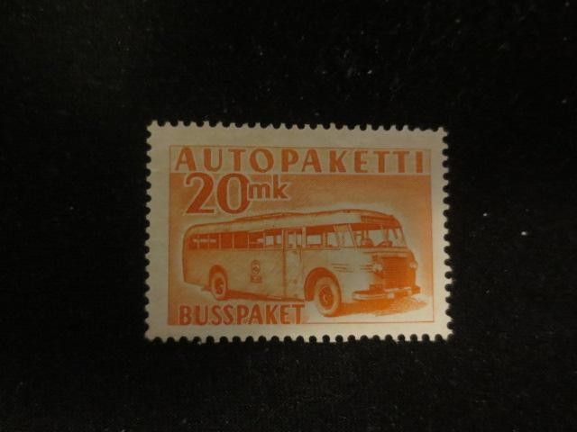 Autopakettimerkki 20 mk ilman leimaa