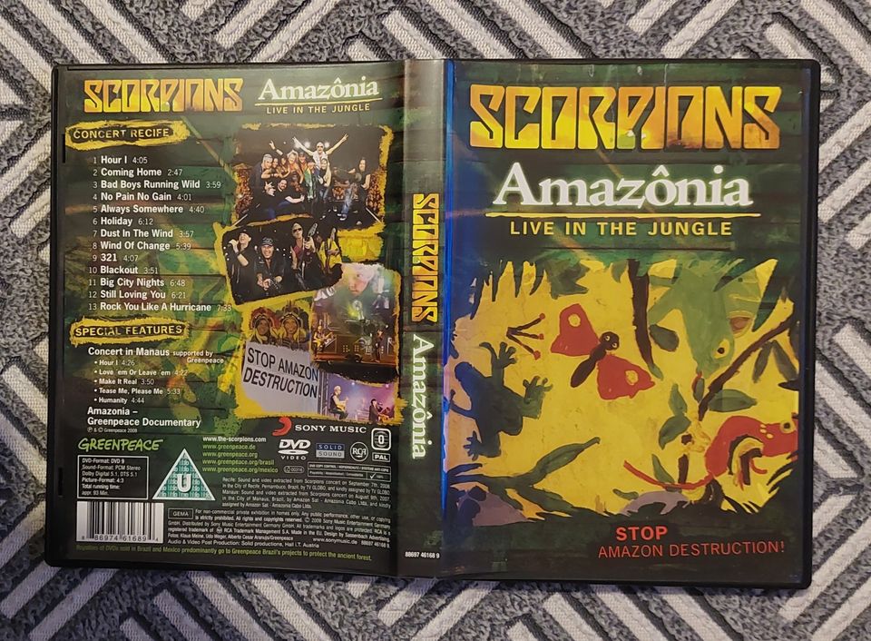 Scorpions - Amazonia Live in the Jungle DVD