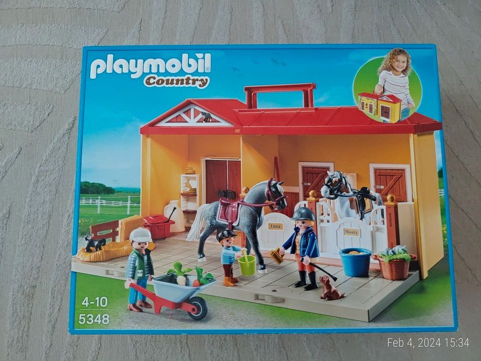 Playmobil Country 5348, Hevostalli, kannettava