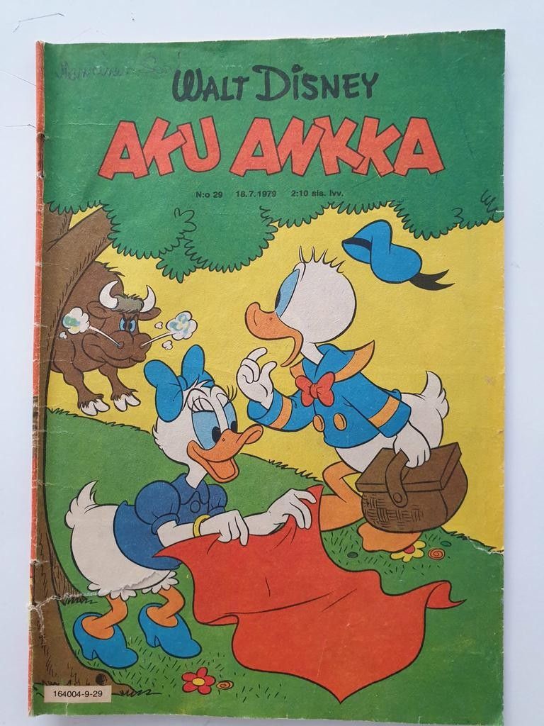 Aku Ankka sarjakuvalehti n:o 29 , 1979