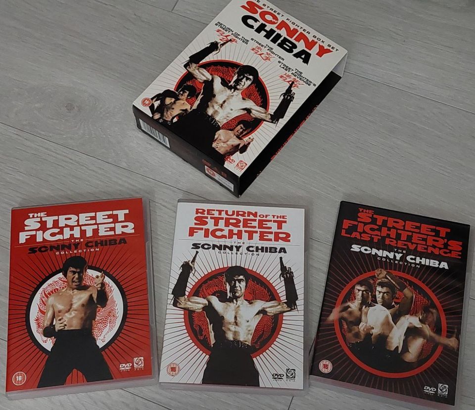 The Street Fighter Collection DVD boksi