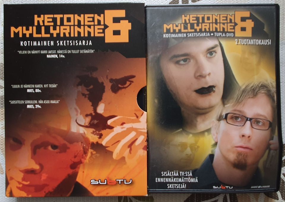 Ketonen & Myllyrinne Kaudet 1 ja 2 - DVD Boxit