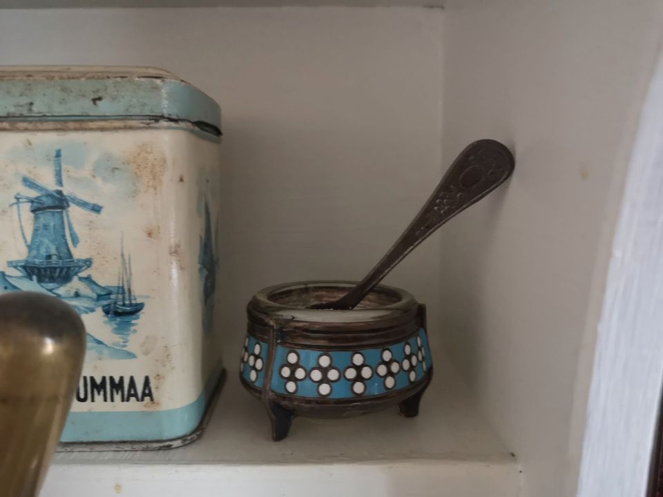 Vintage suolakko & mini maljakko