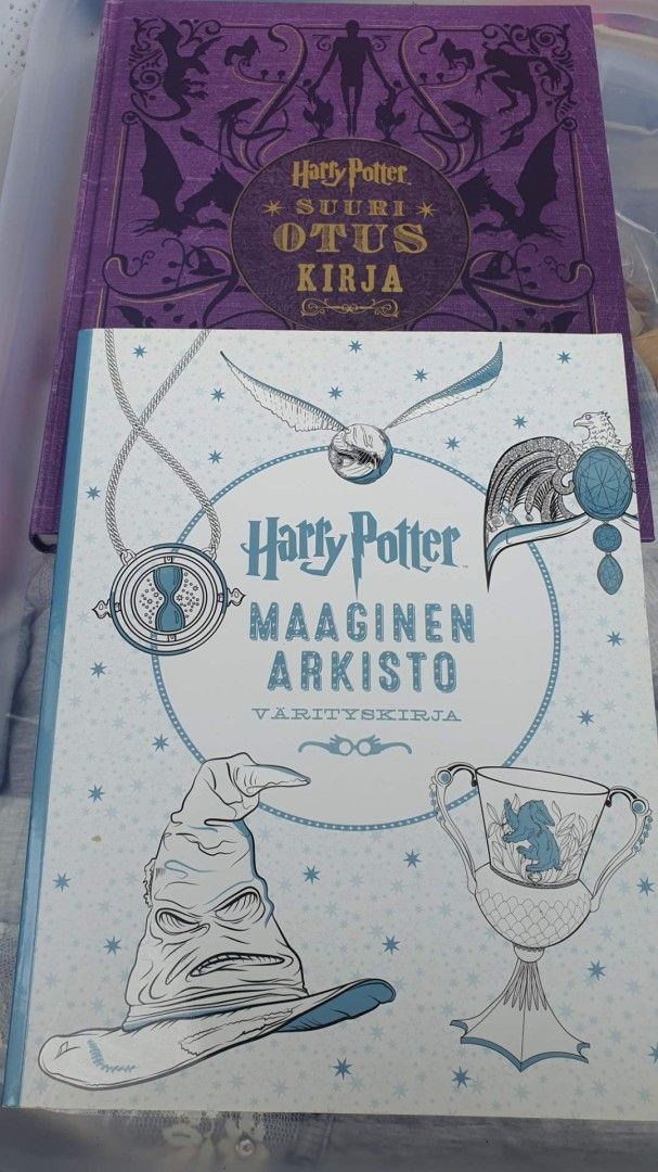 Harry Potter kirja ja värityskirja