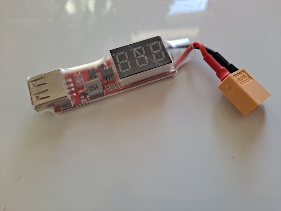 2S-6S Lithium Lipo Battery XT60 Plug to USB 5V