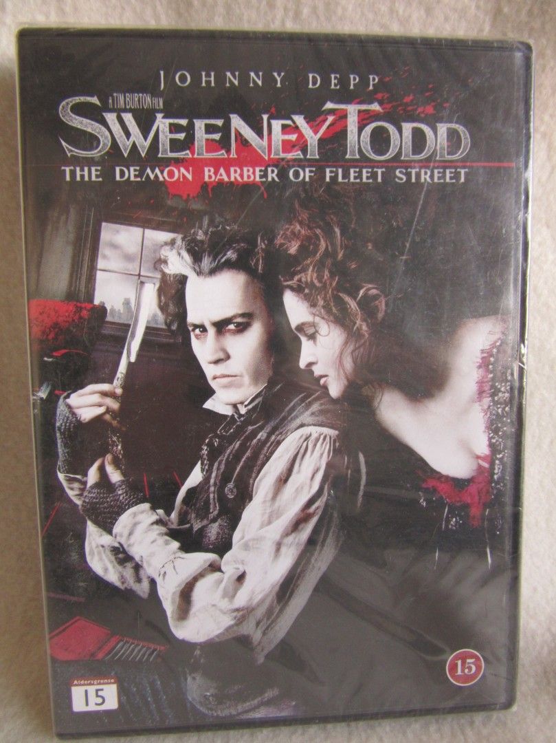 Sweeney Todd dvd uusi