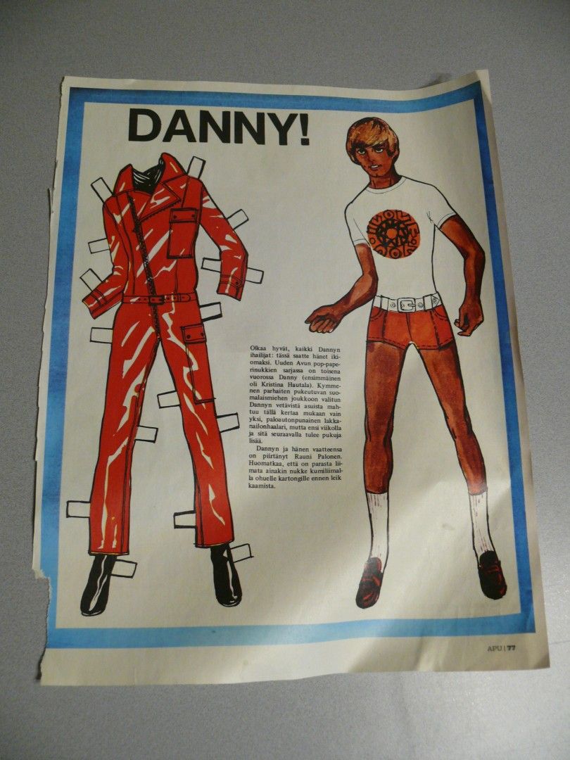 Paperinukke Danny