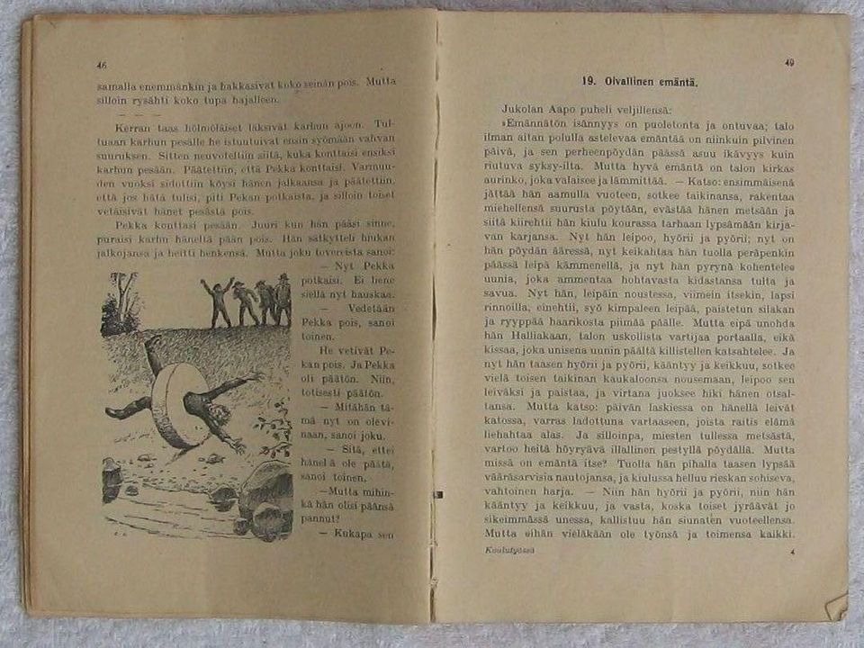 Työ ja isänmaa Lukukirja v. 1946
