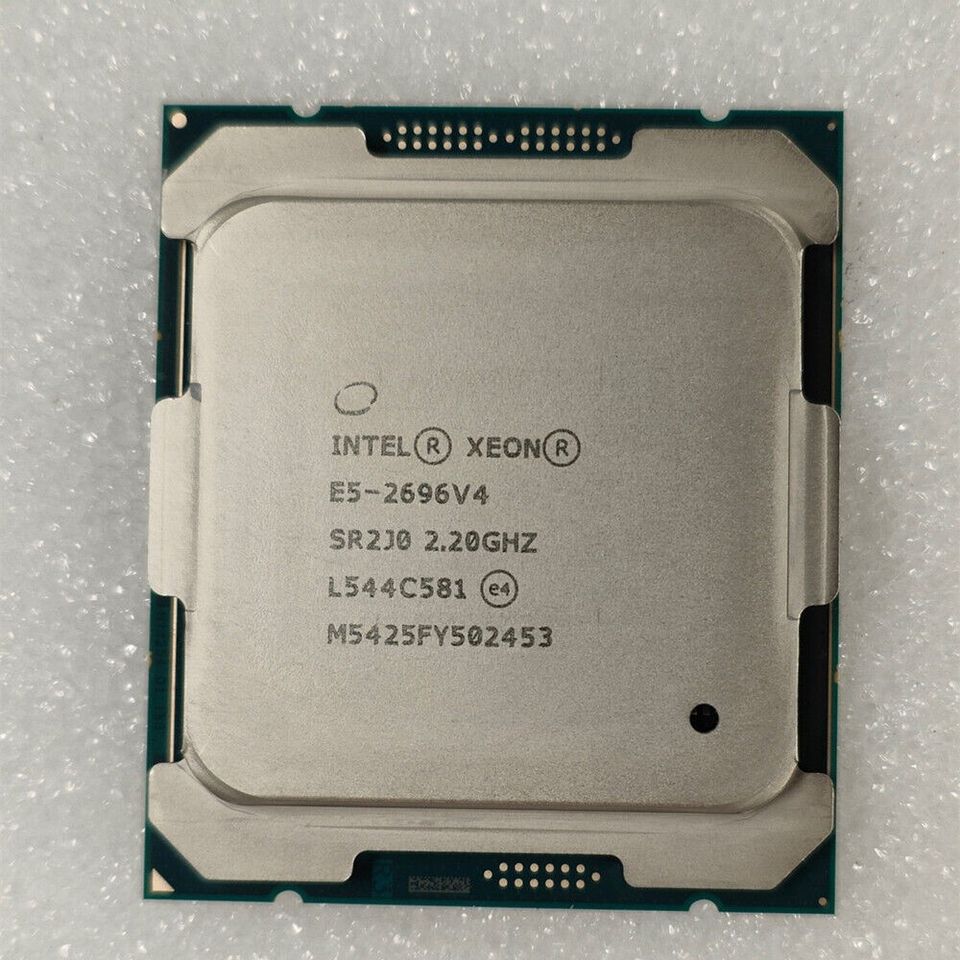 2x Intel Xeon E5-2696 V4 - 44c/88t - 3.6GHz